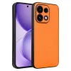 Coque Oppo Reno 16 F / 16 FS fibre de carbone compatible support magnétique Orange
