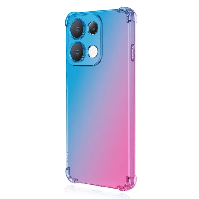 Coque Oppo Reno 16 F / 16 FS Transparente Bicolore Bleu clair - photo 14