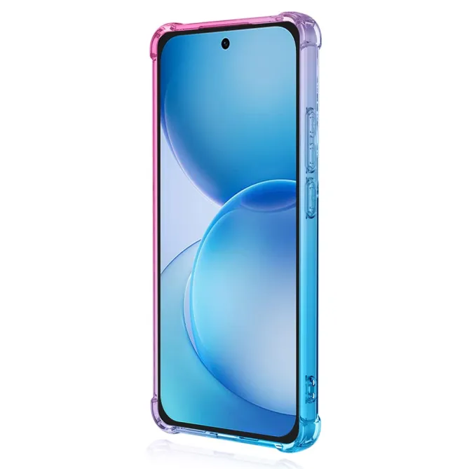 Coque Oppo Reno 16 F / 16 FS Transparente Bicolore Bleu clair - photo 15
