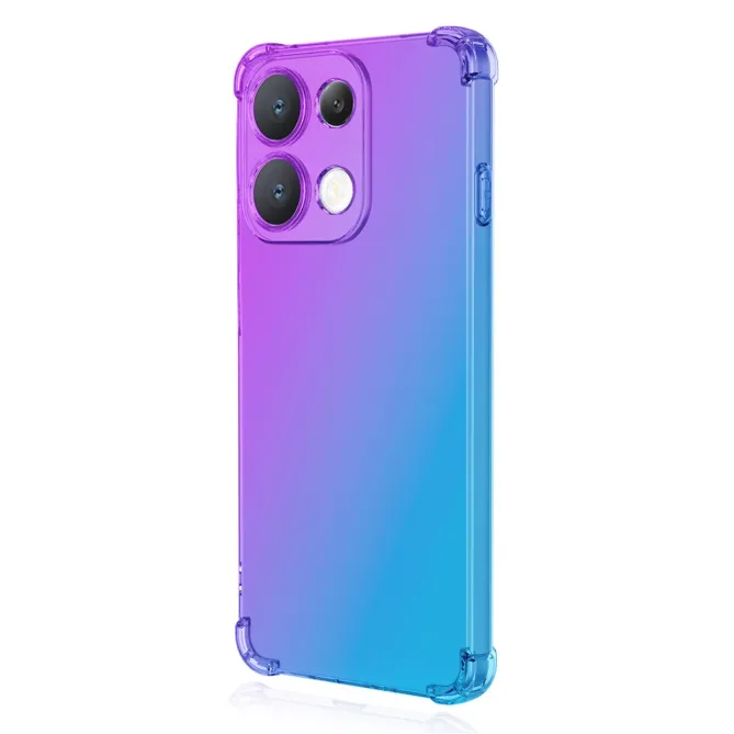 Coque Oppo Reno 16 F / 16 FS Transparente Bicolore Bleu - photo 17