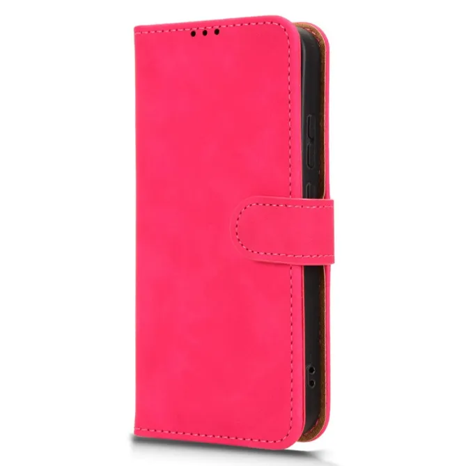Housse Oppo Reno 16 F / 16 FS soft touch à rabat porte-cartes Magenta - photo 33