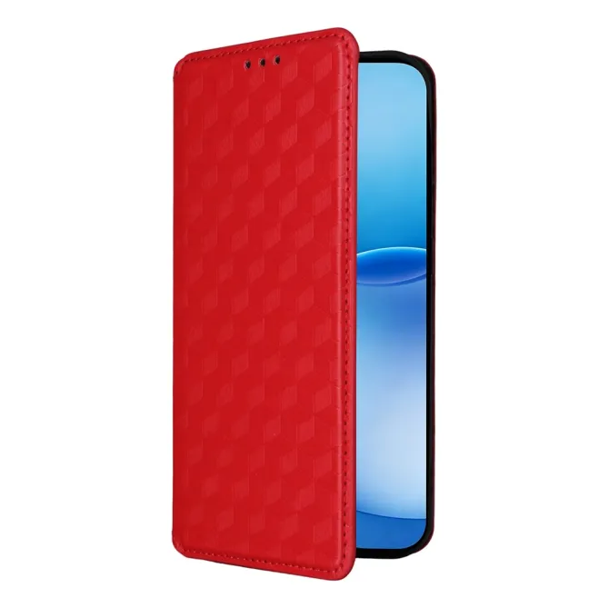 Housse Oppo Reno 16 F / 16 FS flip cover design géométrie Rouge - photo 8