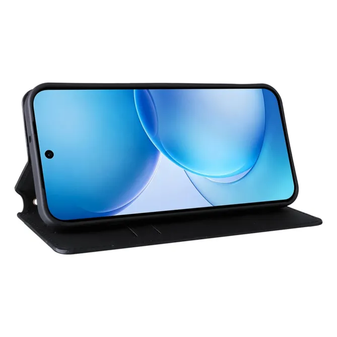 Housse Oppo Reno 16 F / 16 FS flip cover design géométrie Noir - photo 13