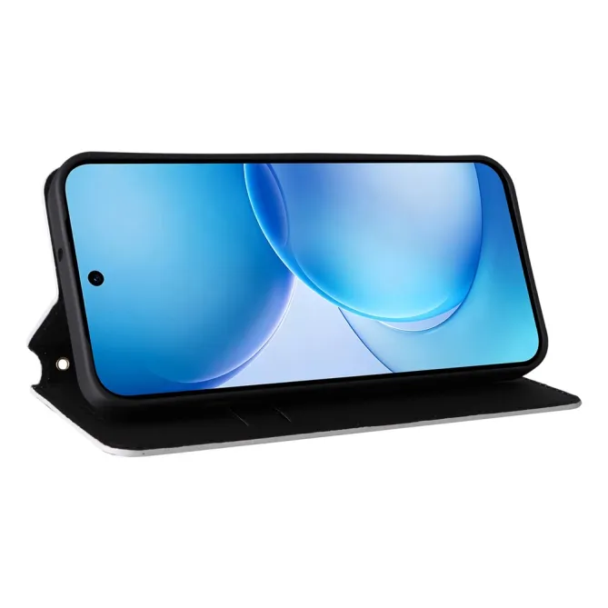 Housse Oppo Reno 16 F / 16 FS flip cover design géométrie Argent - photo 31