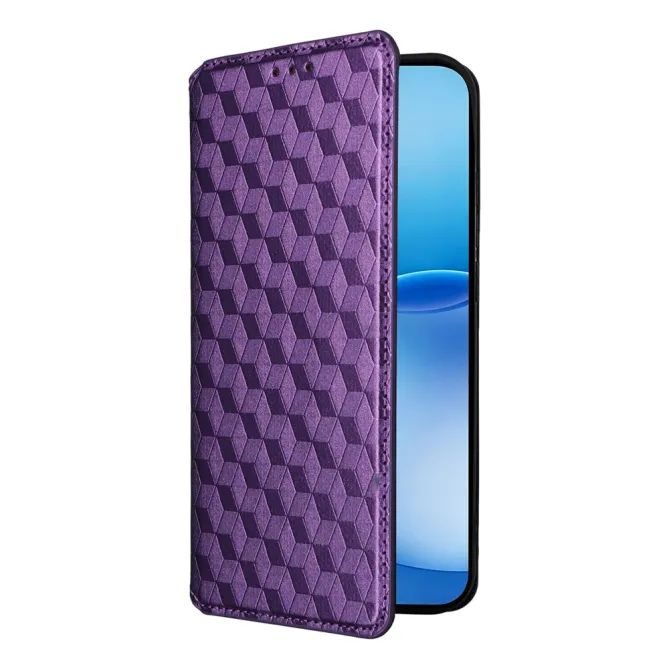 Housse Oppo Reno 16 F / 16 FS flip cover design géométrie Violet - photo 44