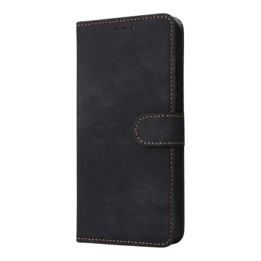 Housse Oppo Reno 16 F / 16 FS rétro porte-cartes avec dragonne Noir - photo 7