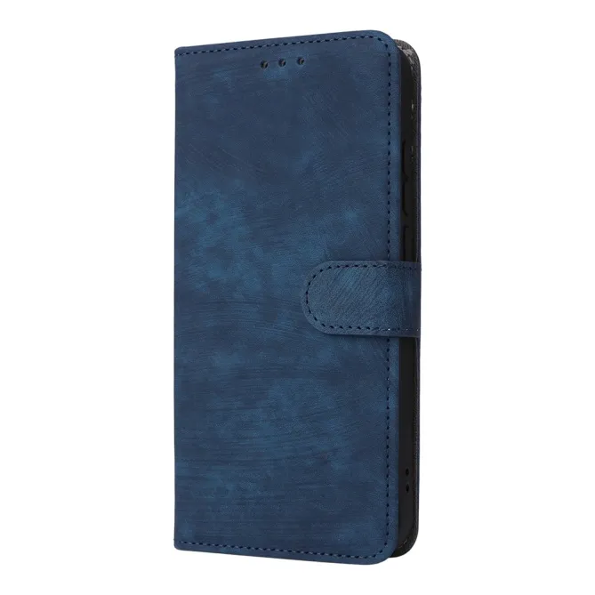 Housse Oppo Reno 16 F / 16 FS rétro porte-cartes avec dragonne Bleu Foncé - photo 15