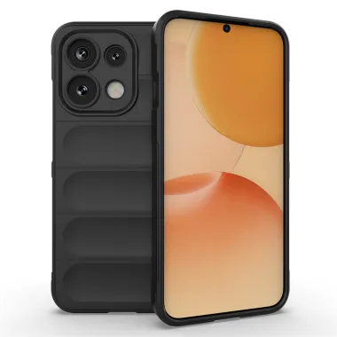 Coque Oppo Reno 16 F / FS Rugged Silicone Noir
