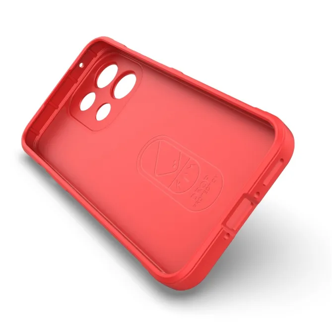 Coque Oppo Reno 16 F / FS Rugged Silicone Rouge - photo 12