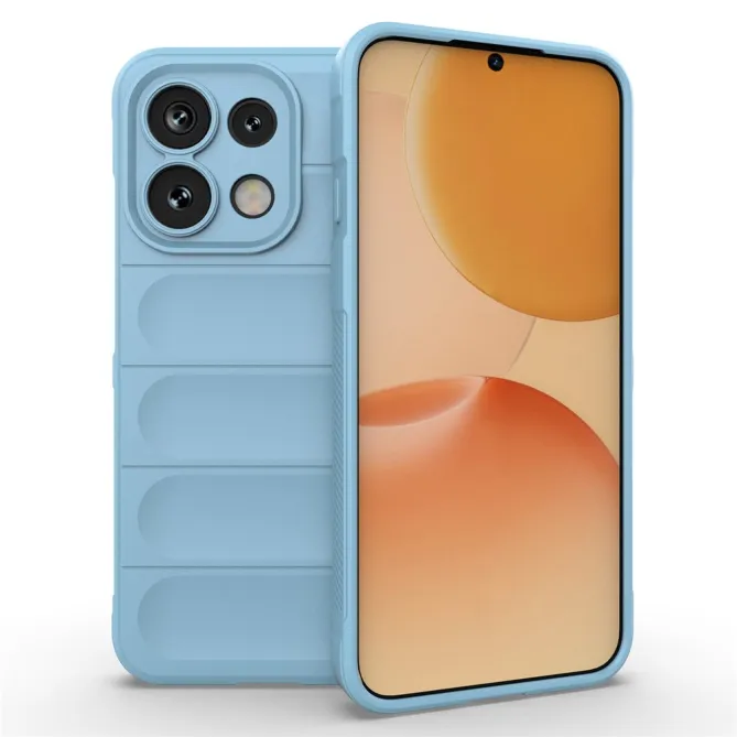 Coque Oppo Reno 16 F / FS Rugged Silicone Bleu clair - photo 26