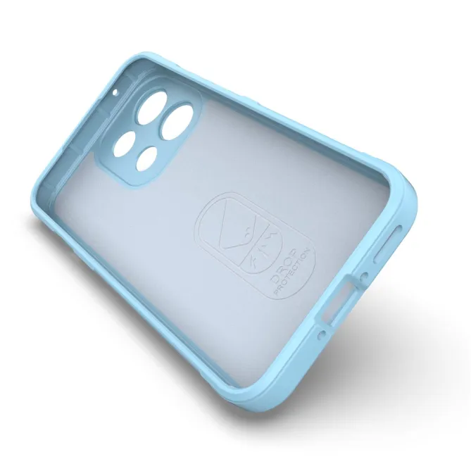 Coque Oppo Reno 16 F / FS Rugged Silicone Bleu clair - photo 28