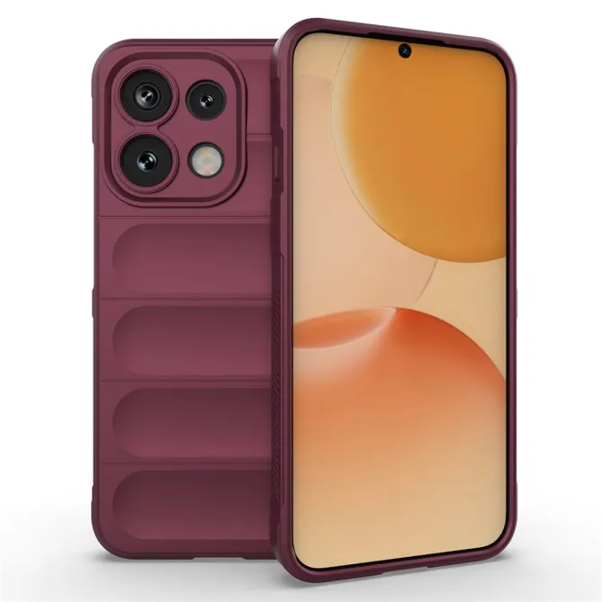 Coque Oppo Reno 16 F / FS Rugged Silicone Vin Rouge - photo 34