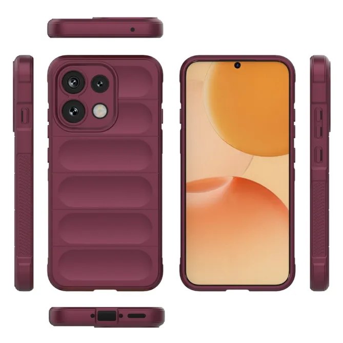 Coque Oppo Reno 16 F / FS Rugged Silicone Vin Rouge - photo 40
