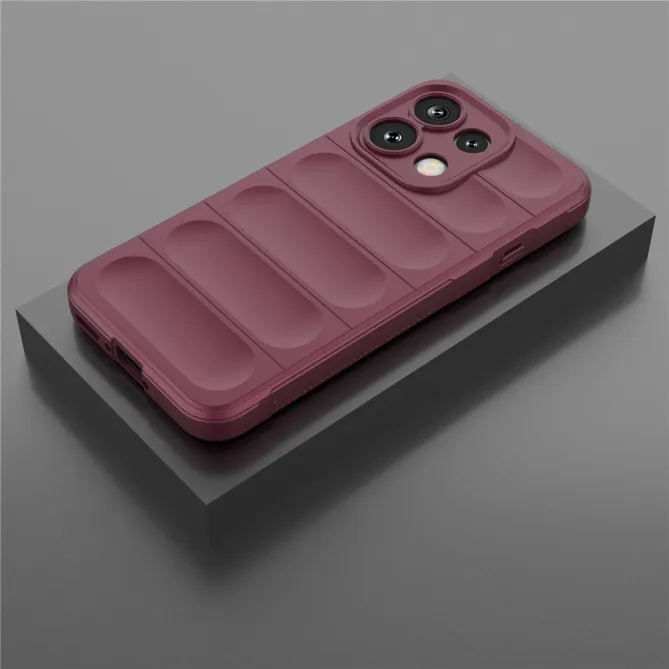 Coque Oppo Reno 16 F / FS Rugged Silicone Vin Rouge - photo 41