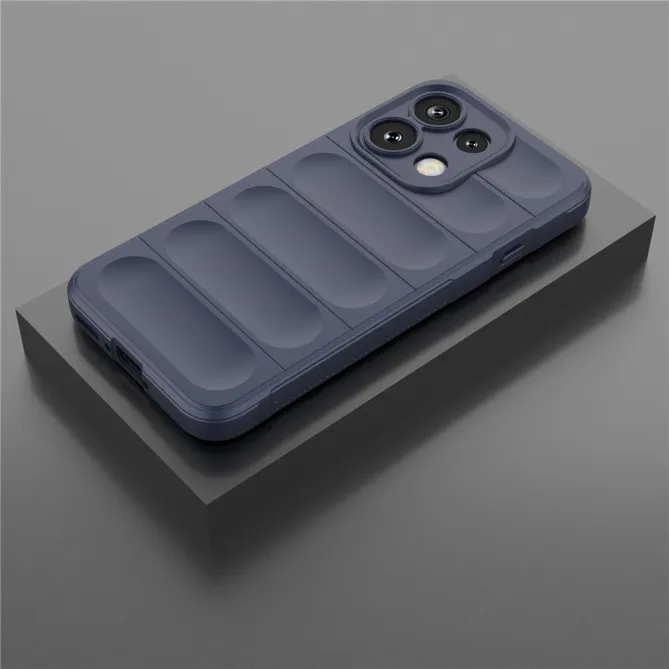 Coque Oppo Reno 16 F / FS Rugged Silicone Bleu Foncé - photo 45