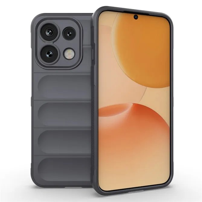 Coque Oppo Reno 16 F / FS Rugged Silicone Gris Foncé - photo 51