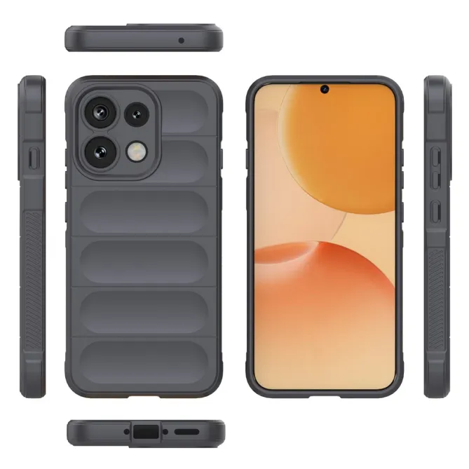Coque Oppo Reno 16 F / FS Rugged Silicone Gris Foncé - photo 52