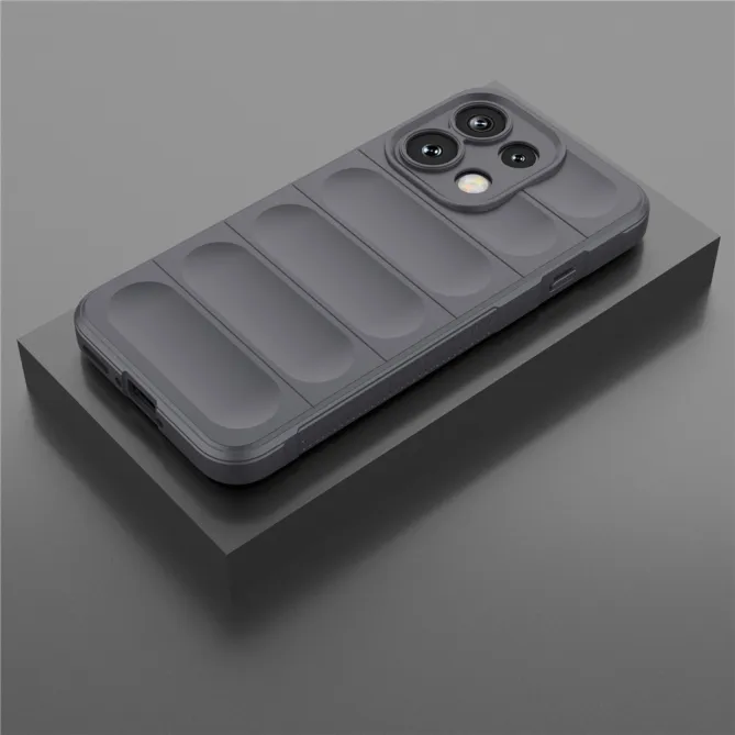 Coque Oppo Reno 16 F / FS Rugged Silicone Gris Foncé - photo 53