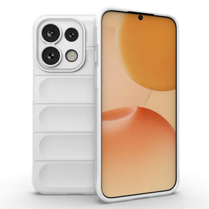 Coque Oppo Reno 16 F / FS Rugged Silicone Blanc - photo 69