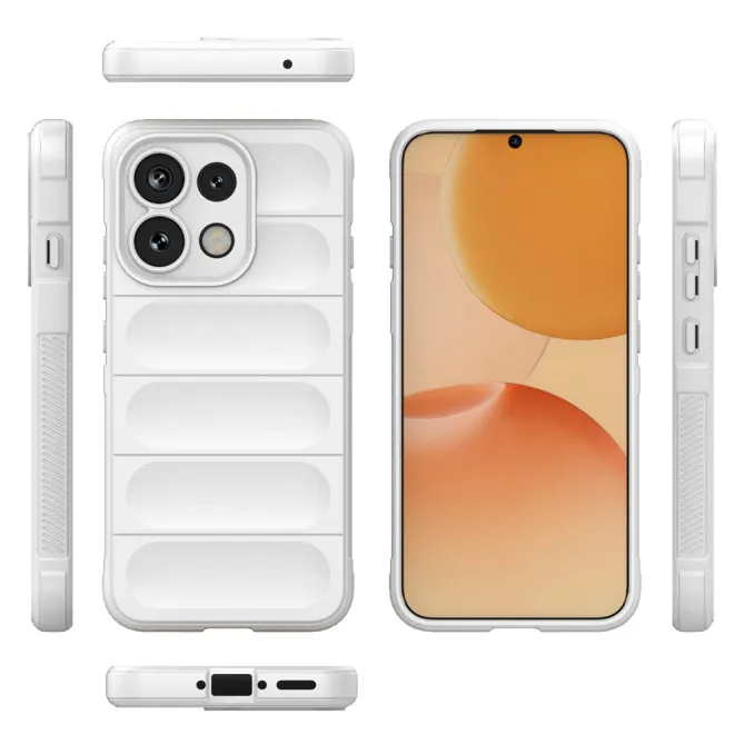 Coque Oppo Reno 16 F / FS Rugged Silicone Blanc - photo 70