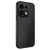 Coque OPPO Reno16 F/FS Magnétique Style Fibre de Carbone Noir