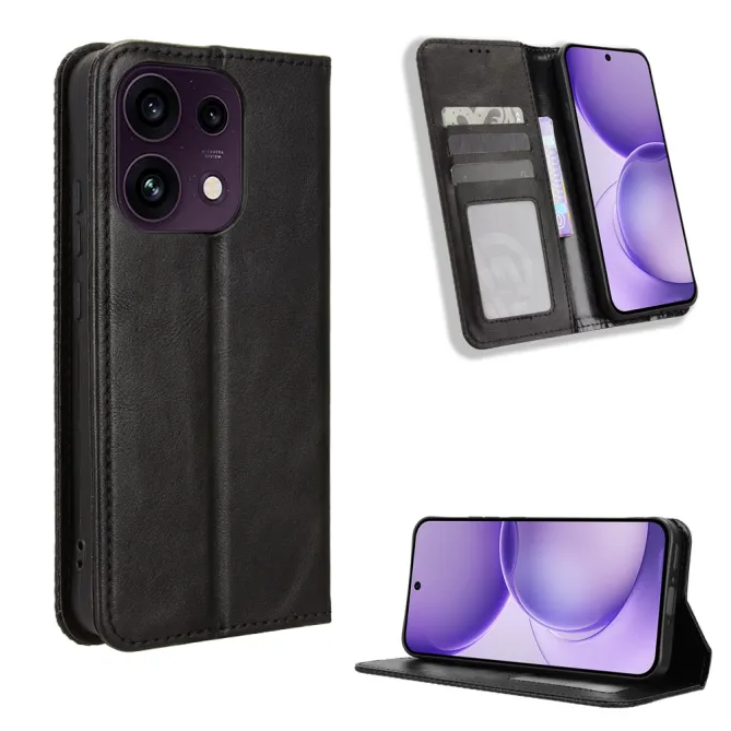 Étui Oppo Reno16 FS/F Le Cirénius Style Cuir Noir