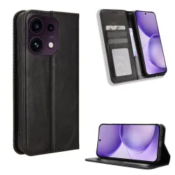 Étui Oppo Reno16 FS/F Le Cirénius Style Cuir Noir