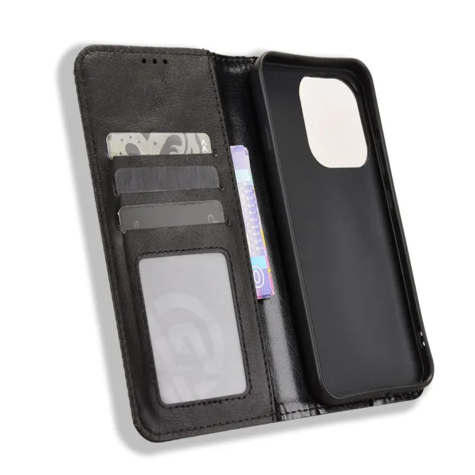Étui Oppo Reno16 FS/F Le Cirénius Style Cuir Noir - photo 5