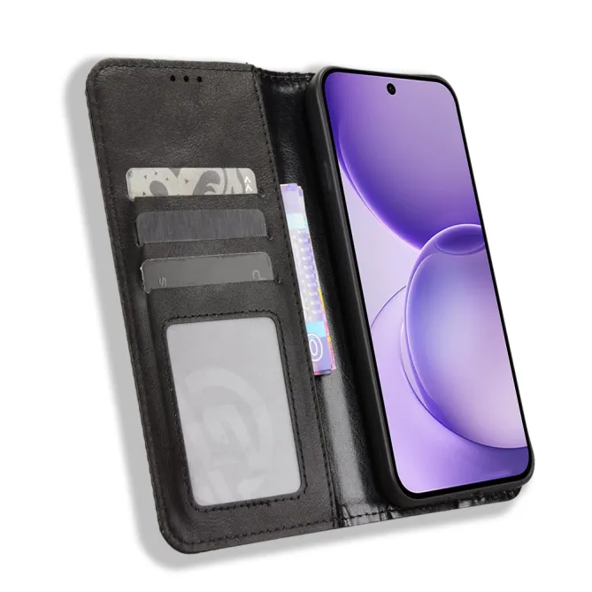 Étui Oppo Reno16 FS/F Le Cirénius Style Cuir Noir - photo 6