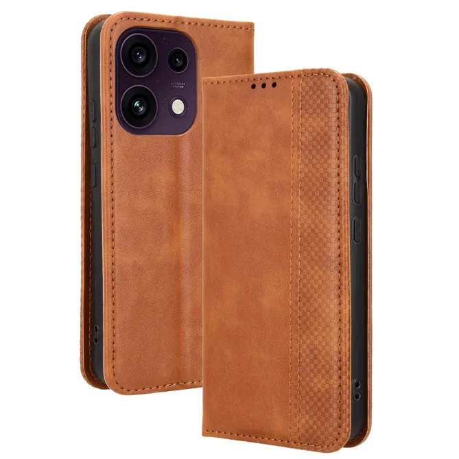Étui Oppo Reno16 FS/F Le Cirénius Style Cuir Marron Clair - photo 18