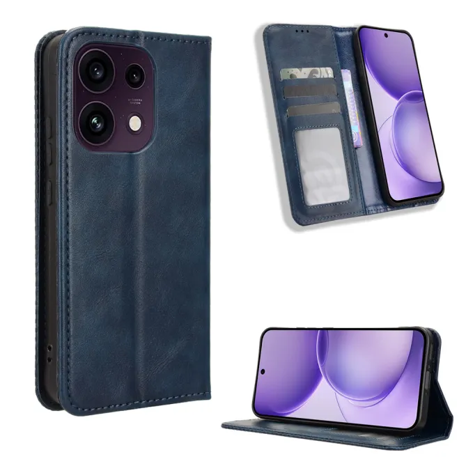 Étui Oppo Reno16 FS/F Le Cirénius Style Cuir Bleu marine - photo 19