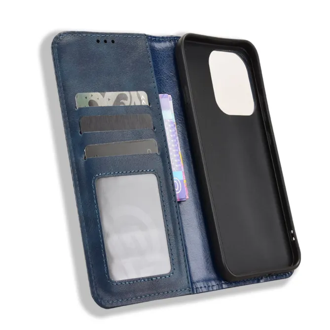 Étui Oppo Reno16 FS/F Le Cirénius Style Cuir Bleu marine - photo 23