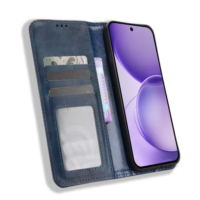 Étui Oppo Reno16 FS/F Le Cirénius Style Cuir Bleu marine - photo 24
