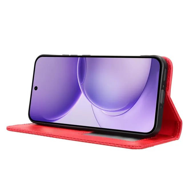 Étui Oppo Reno16 FS/F Le Cirénius Style Cuir Rouge - photo 34