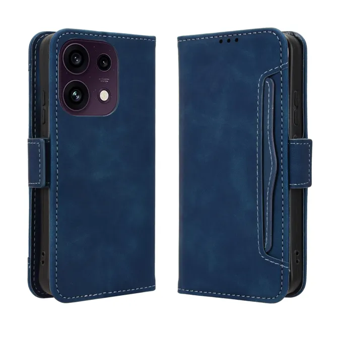 Housse Oppo Reno16 FS/F premium avec porte cartes Bleu marine - photo 17