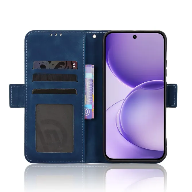 Housse Oppo Reno16 FS/F premium avec porte cartes Bleu marine - photo 21