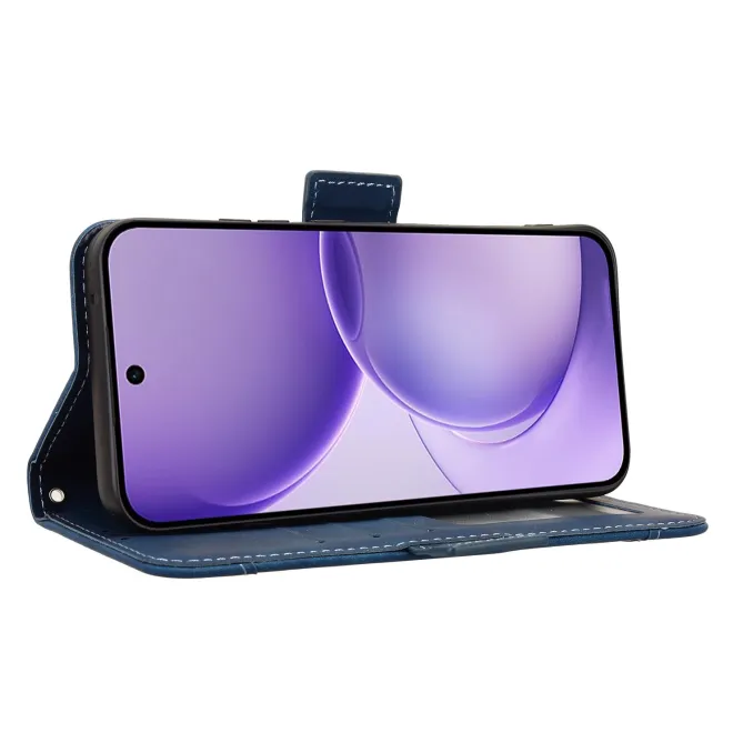 Housse Oppo Reno16 FS/F premium avec porte cartes Bleu marine - photo 22