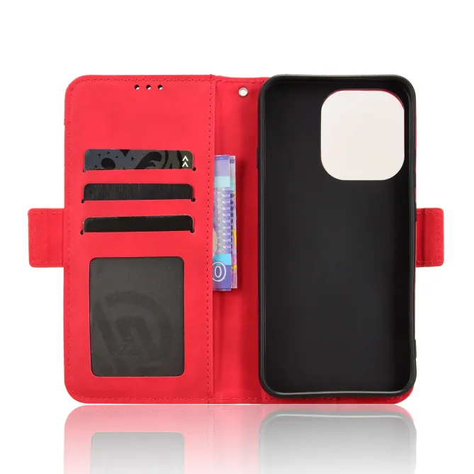 Housse Oppo Reno16 FS/F premium avec porte cartes Rouge - photo 36