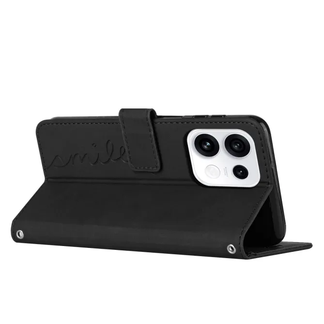 Housse Oppo Reno16 FS/F Smile Lines Noir - photo 32