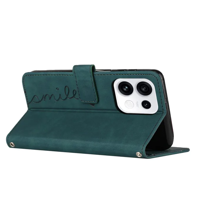 Housse Oppo Reno16 FS/F Smile Lines Bleu Paon - photo 42