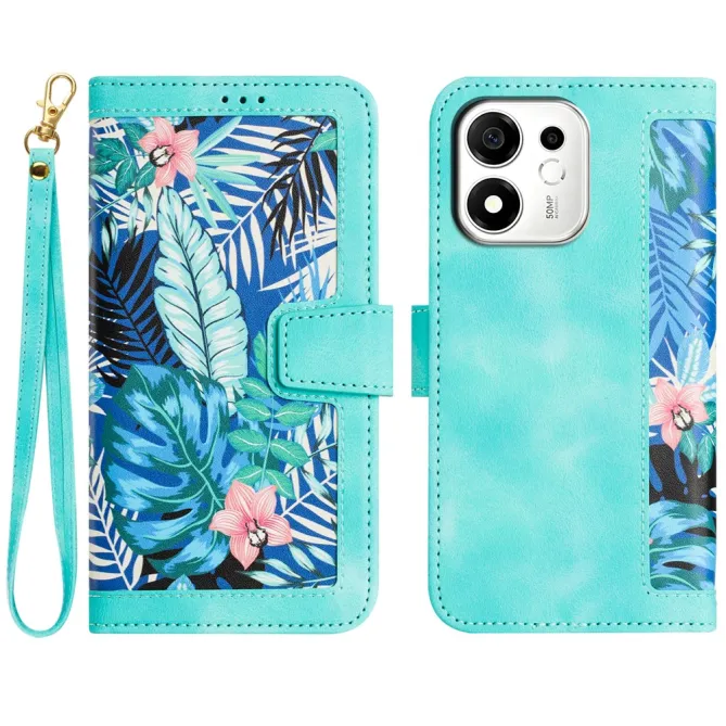 Housse Honor 600 Smart tropicale avec dragonne
