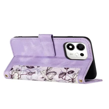 Housse Honor 600 Smart florale avec dragonne - photo 2