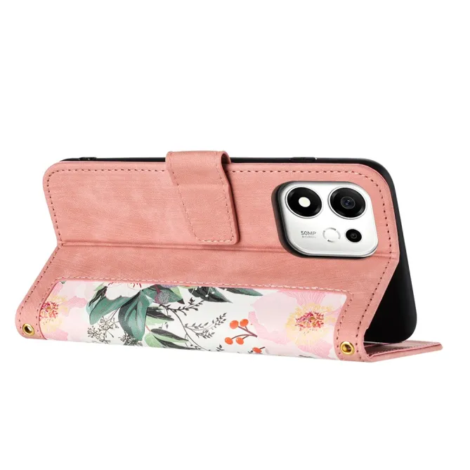 Housse Honor 600 Smart Anaïs florale avec dragonne - photo 2