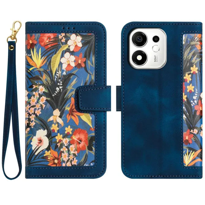 Housse Honor 600 Smart Isalia tropicale et dragonne