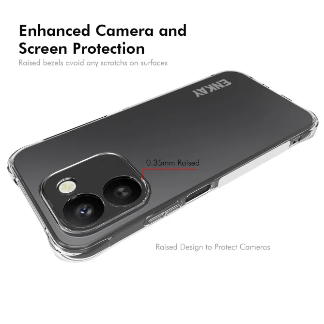 Protection Coque Honor 600 Smart | ENKAY Transparent - photo 3