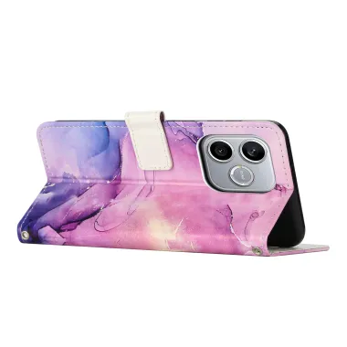Housse Honor 600 Smart marbre aquarelle avec dragonne - photo 2