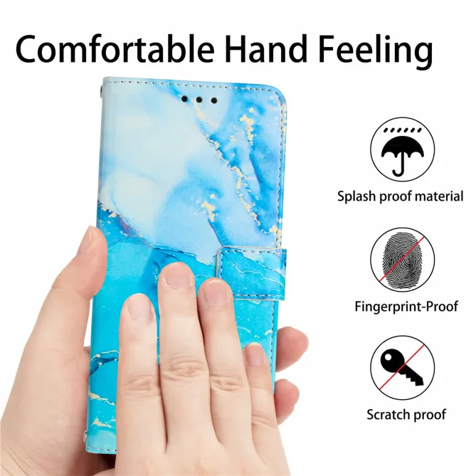 Housse Honor 600 Smart marbre lagon avec dragonne - photo 4