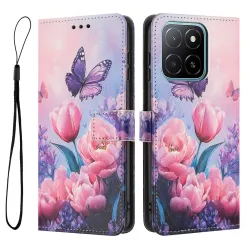 Housse Honor 600 Smart Tulipes et Papillon
