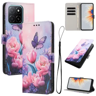 Housse Honor 600 Smart Tulipes et Papillon - photo 2