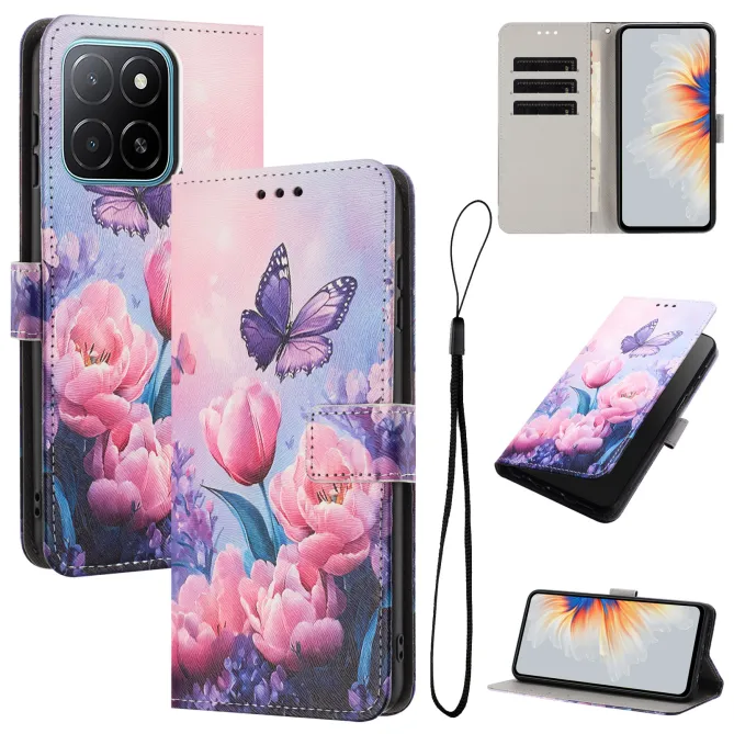 Housse Honor 600 Smart Tulipes et Papillon - photo 2